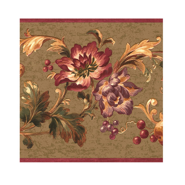Red Barrel Studio® 15' L x 9" W Wallpaper Border Wayfair